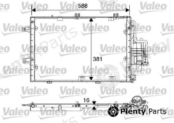 Valeo 817843 — Condenser, air conditioning