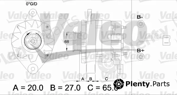 Valeo 433465 — Alternator VALEO RE-GEN REMANUFACTURED