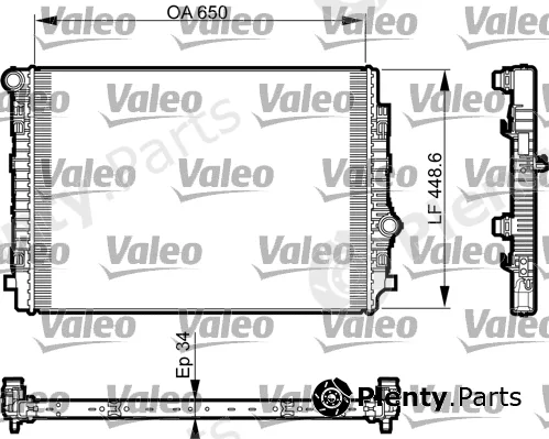 Valeo 735549 — Radiator, engine cooling