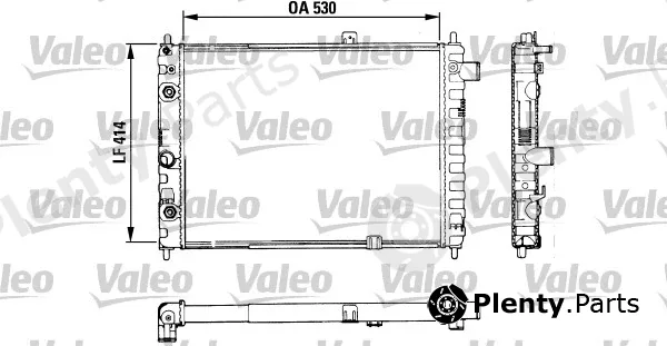 Valeo 883754 — Radiator, engine cooling