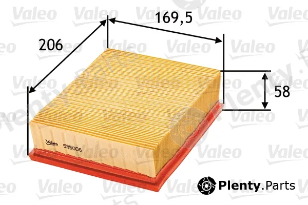 Valeo 585006 — Air Filter
