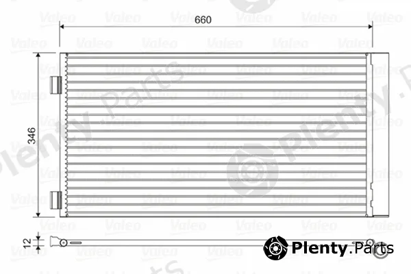Valeo 814408 — Condenser, air conditioning
