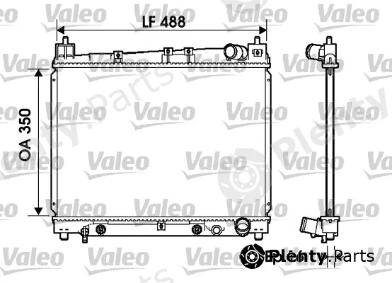 Valeo 734841 — Radiator, engine cooling