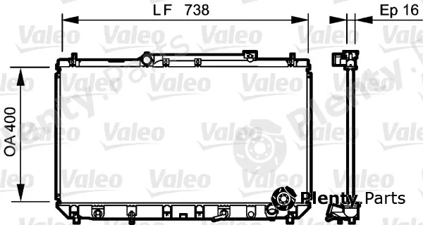 Valeo 734489 — Radiator, engine cooling