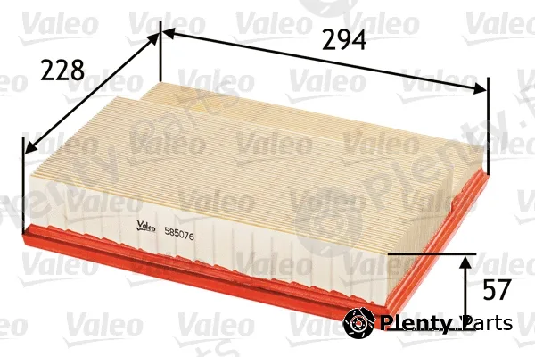 Valeo 585076 — Air Filter