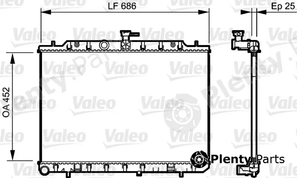 Valeo 735206 — Radiator, engine cooling