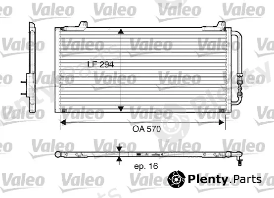 Valeo 816921 — Condenser, air conditioning
