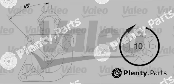 Valeo 455605 — Starter VALEO RE-GEN REMANUFACTURED