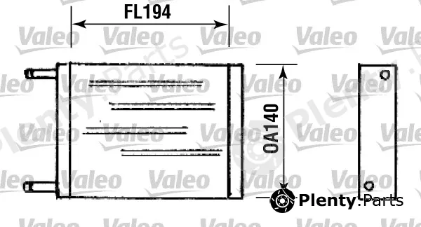 Valeo 881769 — Heat Exchanger, interior heating