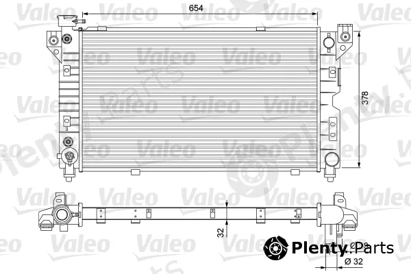 Valeo 231723 — Radiator, engine cooling VALEO CLASSIC