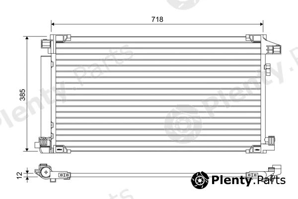 Valeo 822658 — Condenser, air conditioning