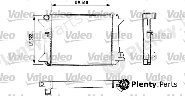 Valeo 883715 — Radiator, engine cooling