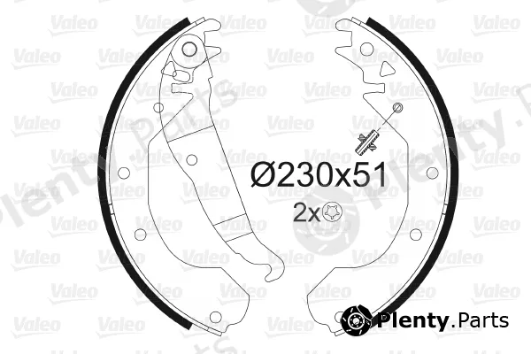 Valeo 562058 — Brake Shoe Set