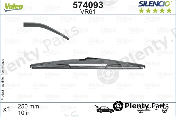 Valeo 574093 — Wiper Blade SILENCIO REAR