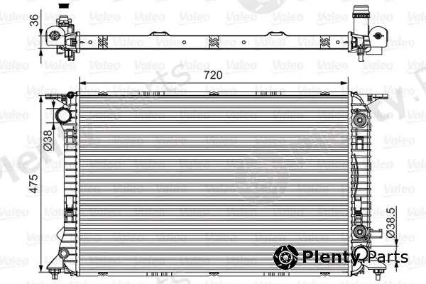 Valeo 701537 — Radiator, engine cooling