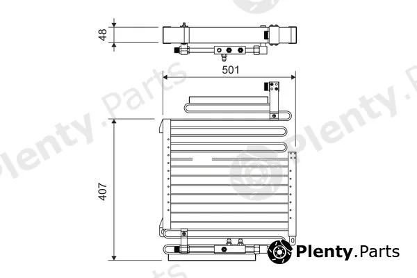Valeo 814288 — Condenser, air conditioning