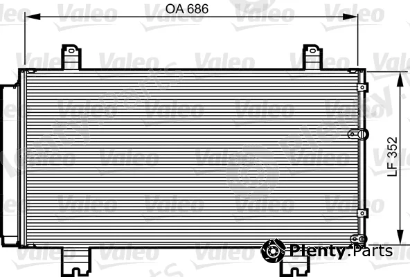 Valeo 814226 — Condenser, air conditioning