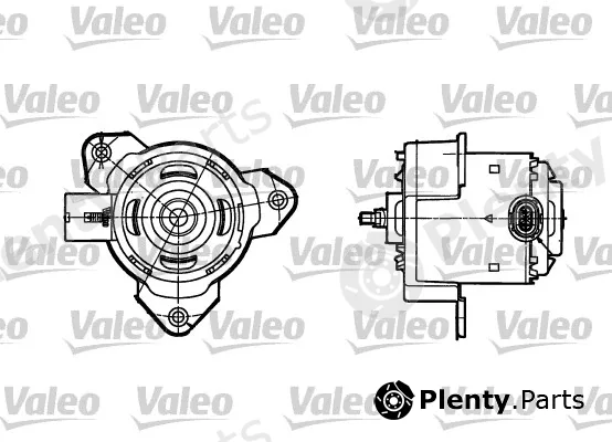 Valeo 698302 — Electric Motor, radiator fan