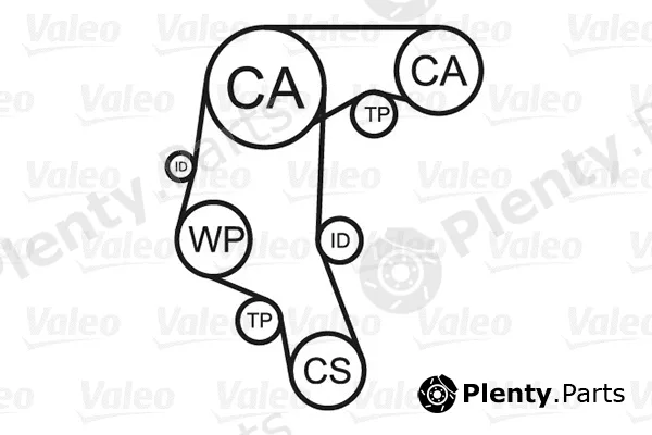 Valeo 614540 — Water Pump & Timing Belt Kit