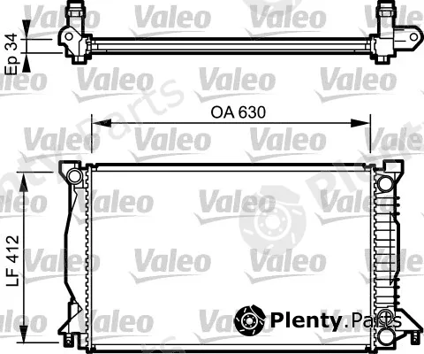 Valeo 734270 — Radiator, engine cooling