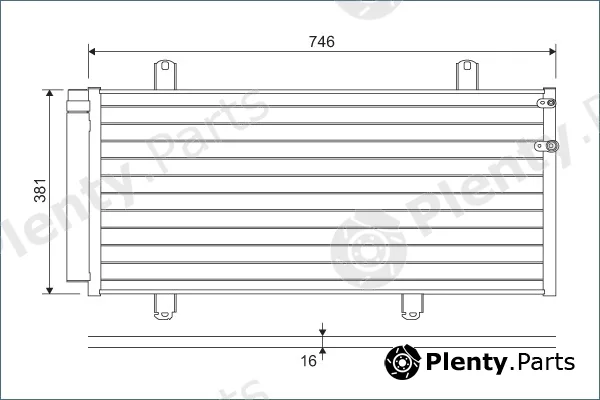 Valeo 822584 — Condenser, air conditioning