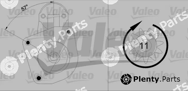 Valeo 455872 — Starter VALEO RE-GEN REMANUFACTURED