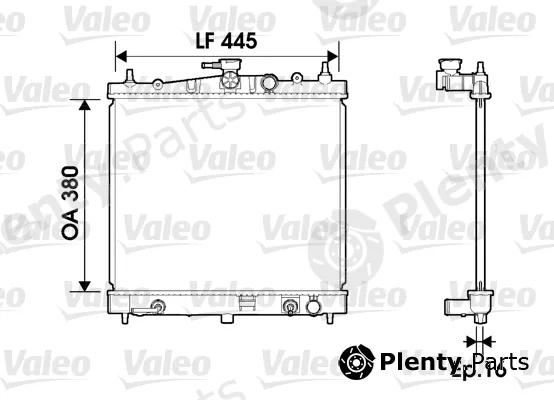 Valeo 734247 — Radiator, engine cooling