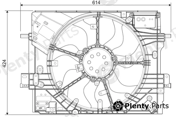 Valeo 696459 — Fan, engine cooling