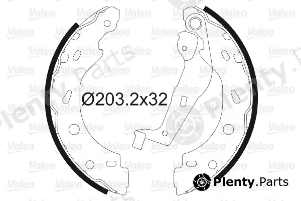 Valeo 564013 — Brake Shoe Set