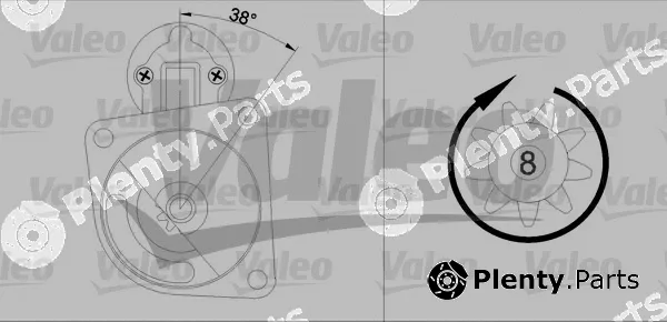 Valeo 455606 — Starter VALEO RE-GEN REMANUFACTURED
