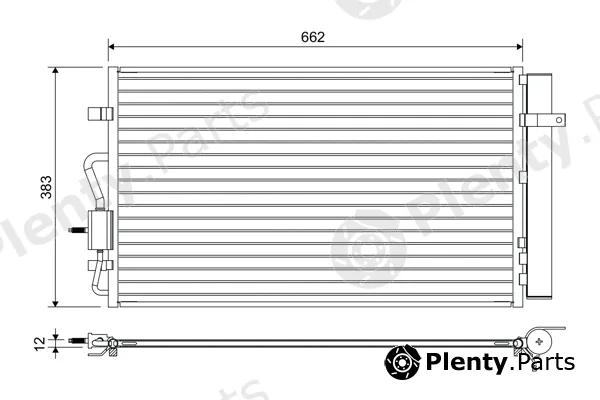 Valeo 822666 — Condenser, air conditioning