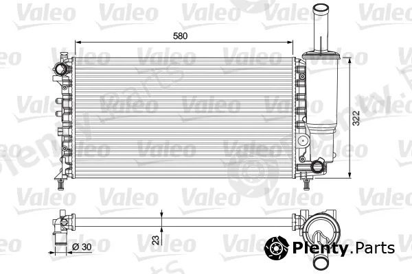 Valeo 232923 — Radiator, engine cooling VALEO CLASSIC