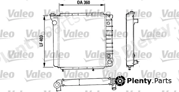Valeo 810934 — Radiator, engine cooling