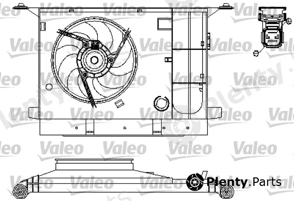 Valeo 696211 — Fan, engine cooling