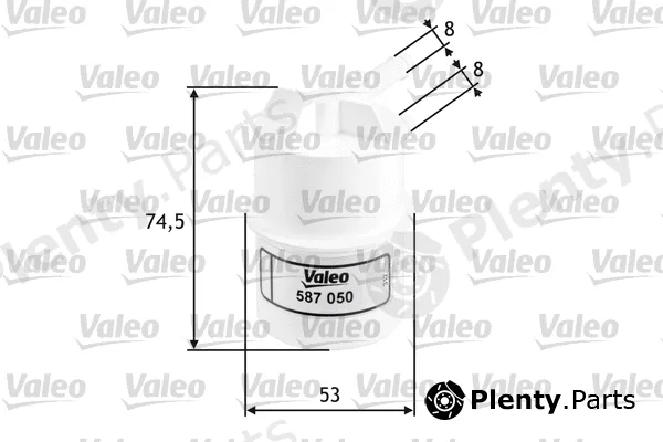 Valeo 587050 — Fuel Filter