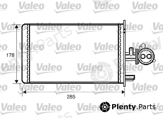 Valeo 812337 — Heat Exchanger, interior heating