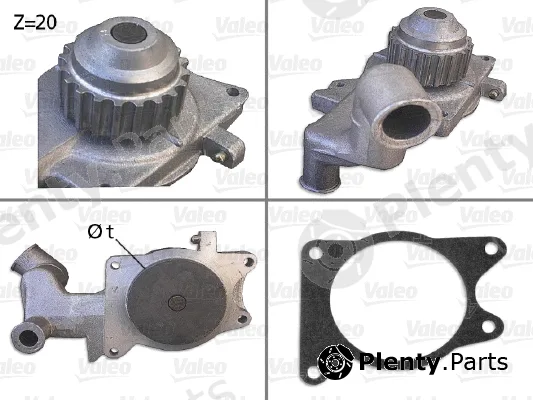 Valeo 506000 — Water Pump, engine cooling
