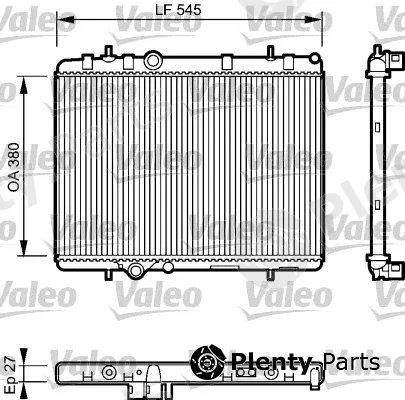 Valeo 734423 — Radiator, engine cooling