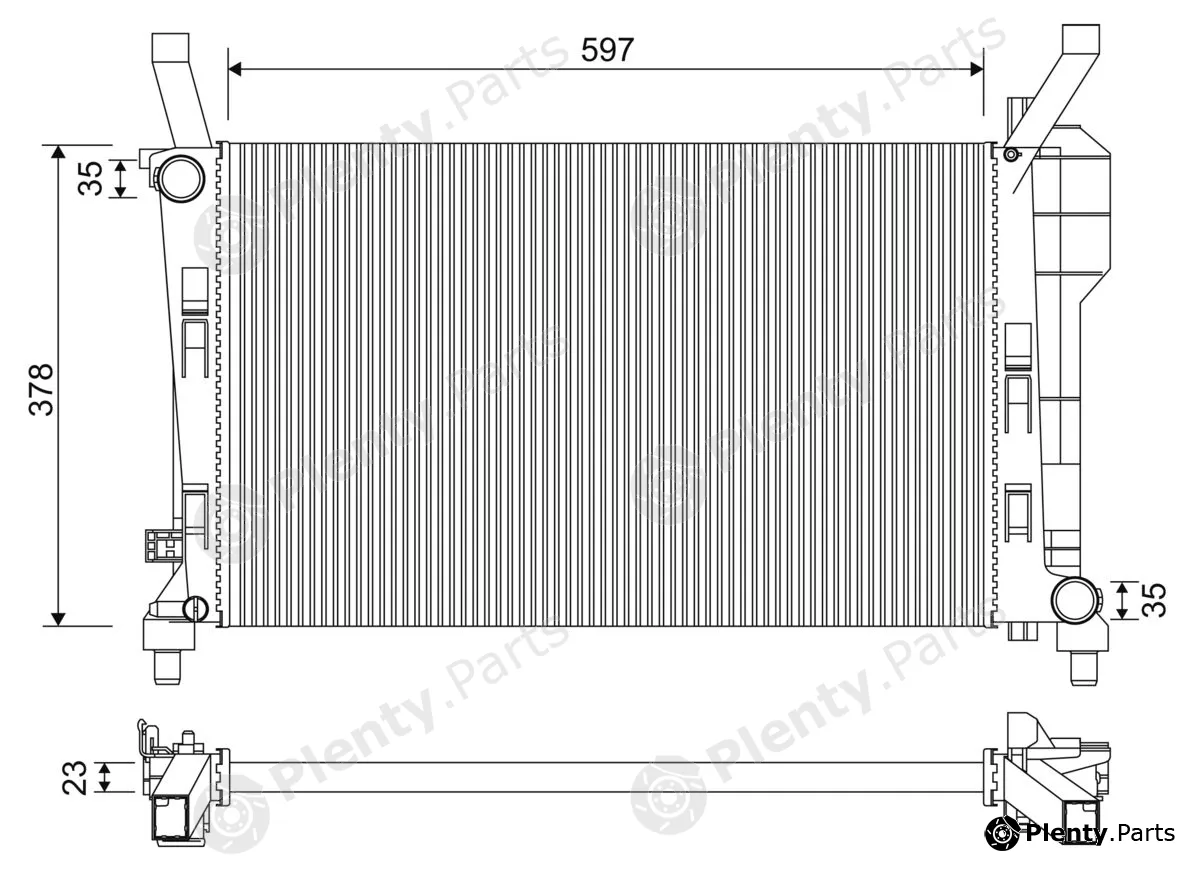 Valeo 701336 — Radiator, engine cooling