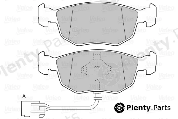 Valeo 598619 — Brake Pad Set, disc brake