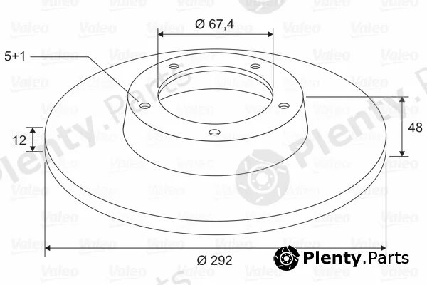 Valeo 197809 — Brake Disc
