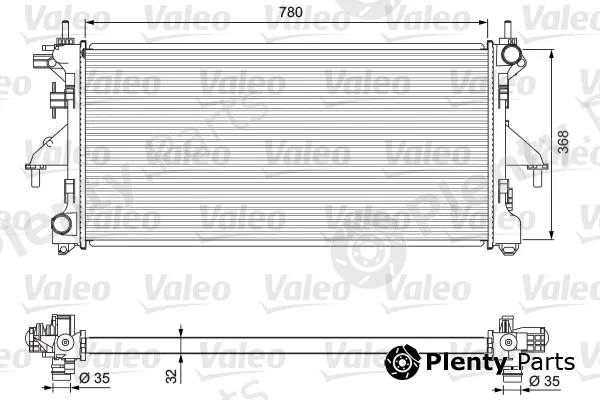 Valeo 701727 — Radiator, engine cooling