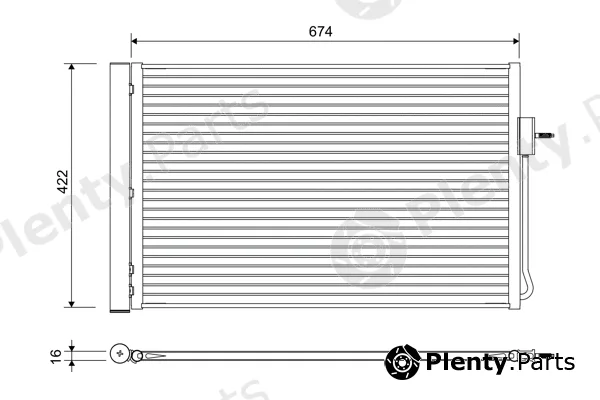 Valeo 822662 — Condenser, air conditioning