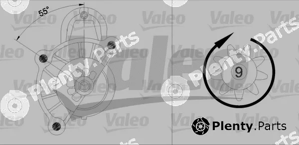 Valeo 455512 — Starter VALEO RE-GEN REMANUFACTURED