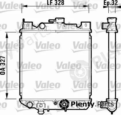 Valeo 734159 — Radiator, engine cooling