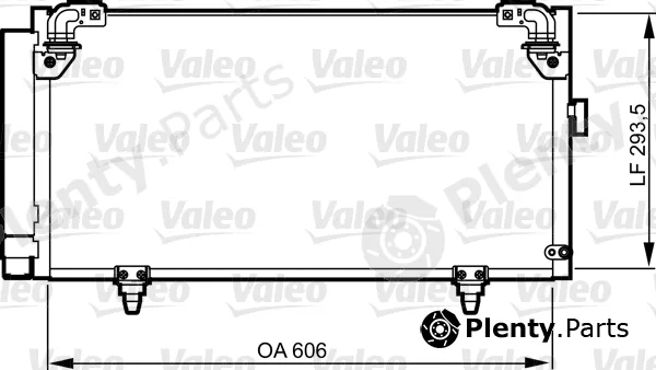 Valeo 814314 — Condenser, air conditioning