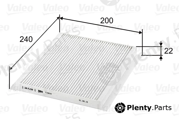 Valeo 715816 — Filter, cabin air VALEO ESSENTIAL