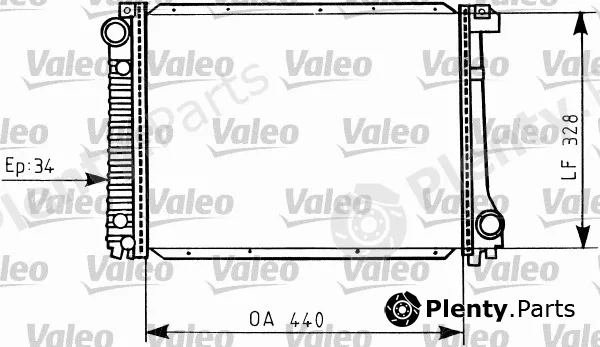 Valeo 819398 — Radiator, engine cooling