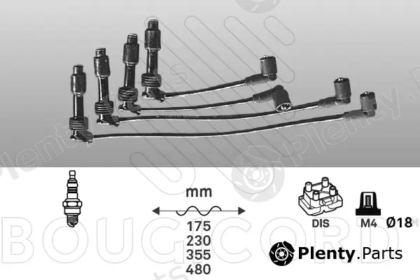 Efi Automotive 5101 — Ignition Cable Kit EFI - BOUGICORD