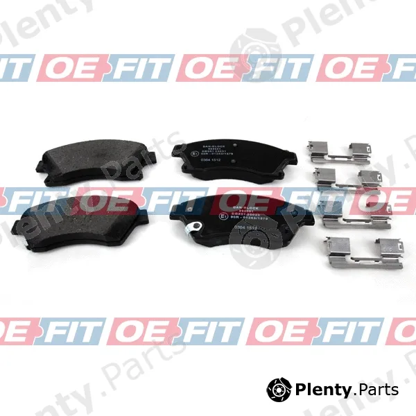 Schaeferbarthold 315162710322 — Brake Pad Set, disc brake OE-FIT Ref. OPEL 16 172 874 80